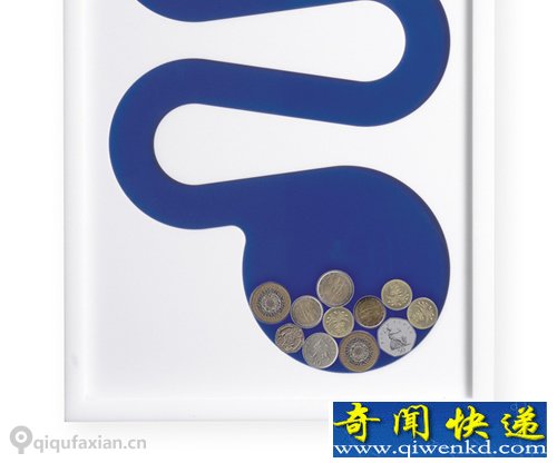 Wall Saver 曲折的储蓄罐 长而又曲折的入币通道