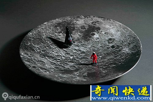 Space 月球碗 图案清晰而且精致