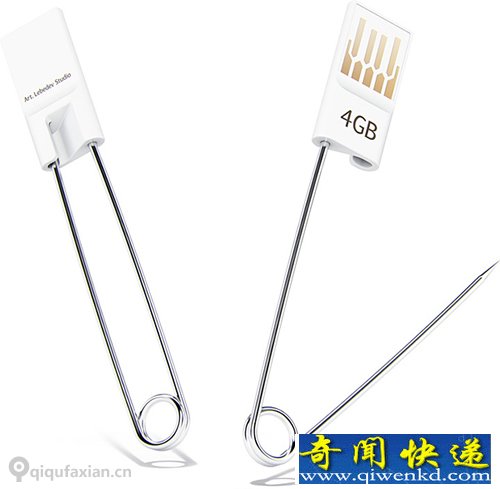 Bulavkus 别针 是一个小巧精致的U盘设计