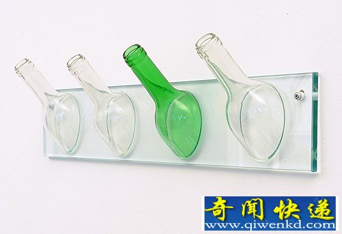 hanging 旧瓶衣帽架 个性十足