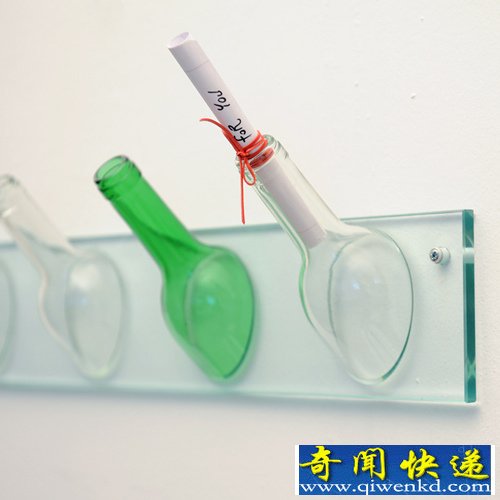 hanging 旧瓶衣帽架 个性十足