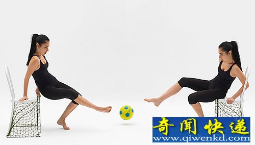 lazy football 玩玩椅子上的足球