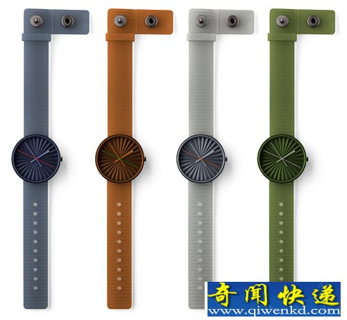 plicate手表 独特的三维立体表面