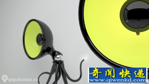 Octopussy 八爪落地灯 大大的头部是主要的照明装置