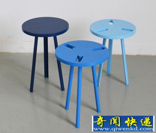 modest stool三合一的凳子 完美的堆叠设计