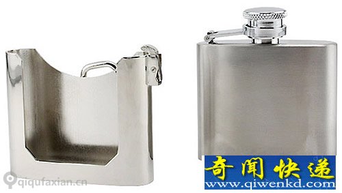 皮带扣酒壶 随时随地享用美酒