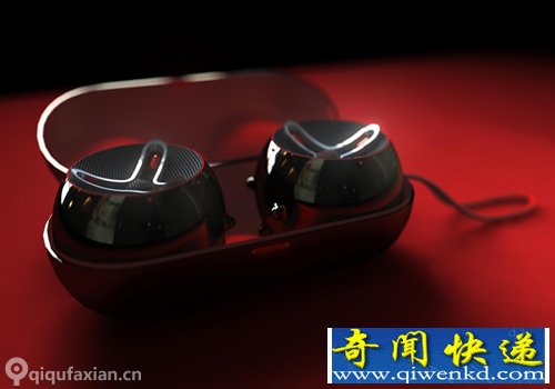 科幻片的灵感 “胶囊”便携扬声器 造型科幻