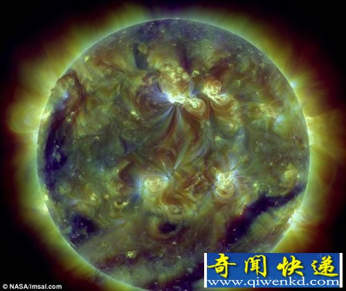 大火球!太阳上发生了一场X5.4 级耀斑爆发
