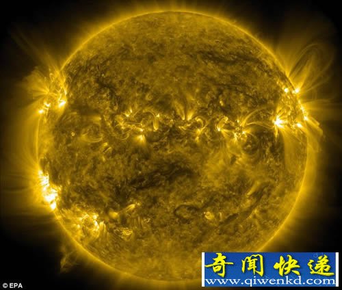 大火球!太阳上发生了一场X5.4 级耀斑爆发