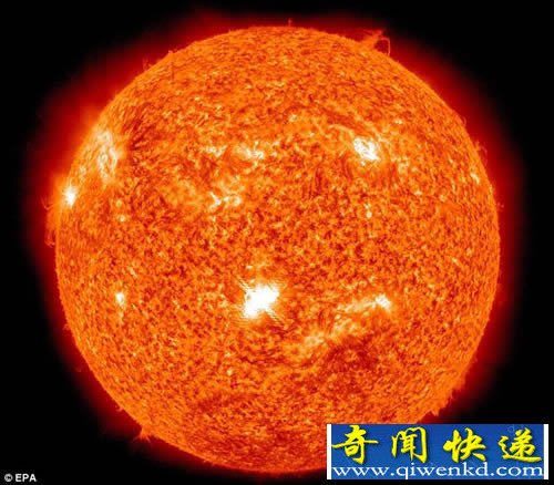 大火球!太阳上发生了一场X5.4 级耀斑爆发