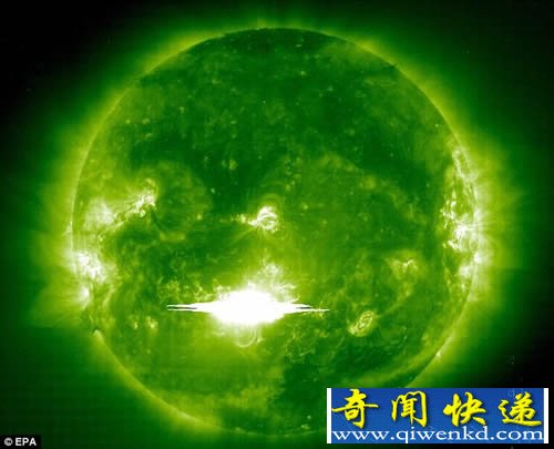 大火球!太阳上发生了一场X5.4 级耀斑爆发