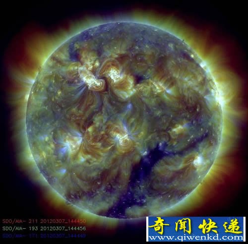 大火球!太阳上发生了一场X5.4 级耀斑爆发