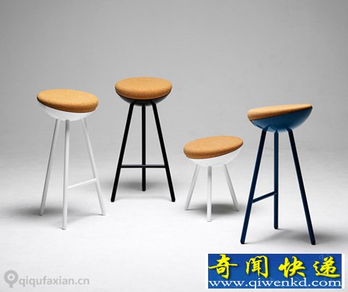 Boet 凳之软木 耐用结实的金属凳架