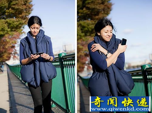 Facebook外套 自动充气给你一个真实的拥抱
