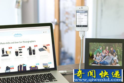UNE Bobine 灵活的手机数据线 要价30美刀