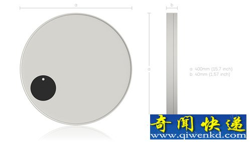 Period极简时钟 只有三个圈圈 还具有夜光的功能