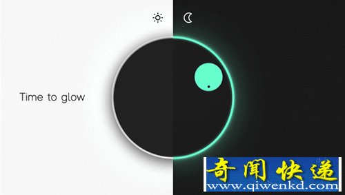 Period极简时钟 只有三个圈圈 还具有夜光的功能