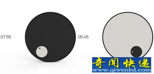 Period极简时钟 只有三个圈圈 还具有夜光的功能