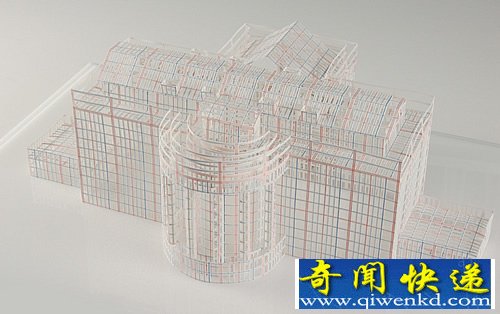 手工切割纸艺术作品 错综复杂的纸结构