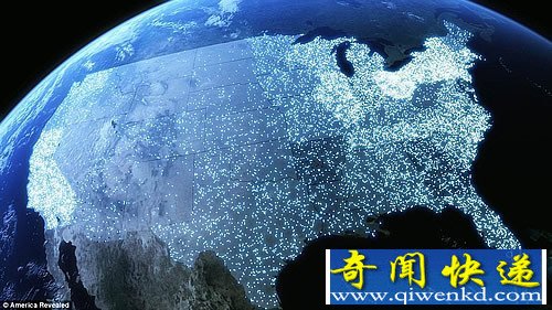 GPS的艺术 数据创作“网络美国”