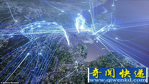 GPS的艺术 数据创作“网络美国”