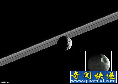 土星卫星Minas 酷似“死亡星球”