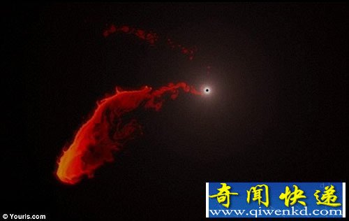 银河系中心的超级黑洞 13年将有“大餐”入口