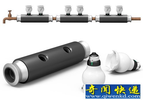 ES Pipe Waterwheel 水龙头发电 出来的不仅仅是水还有电