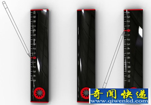 0 Point Ruler 每个刻度都是零 不断的旋转来发电