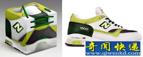 sneakercube 方块运动鞋 从视觉上将运动鞋“压缩”