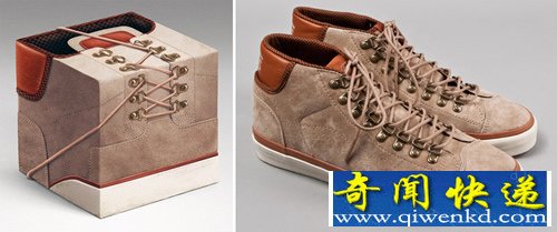 sneakercube 方块运动鞋 从视觉上将运动鞋“压缩”