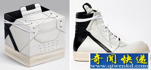 sneakercube 方块运动鞋 从视觉上将运动鞋“压缩”