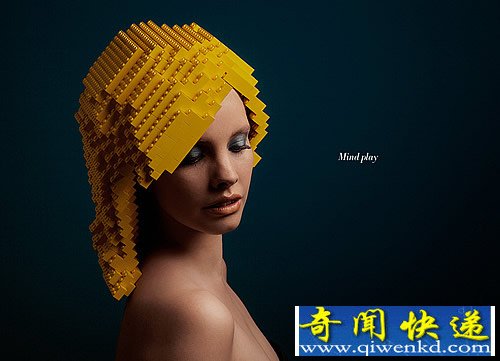 乐高假发 有简单防御的效果