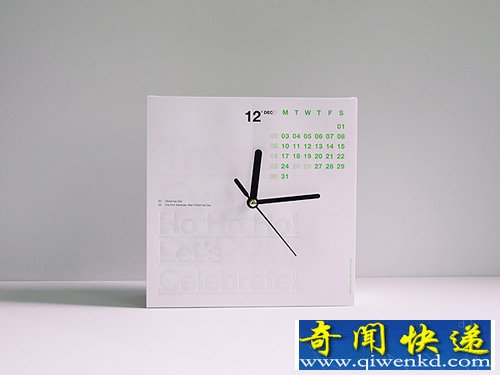 Calenclock 2012 是一个时钟和月历的结合设计