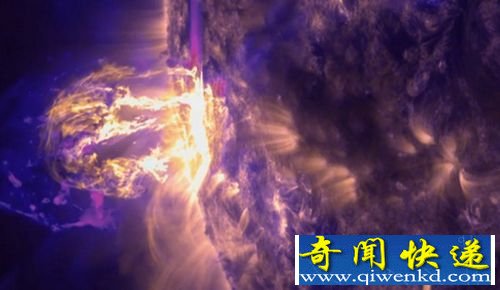 史上最清晰太阳耀斑 NASA太阳耀斑爆发视频曝光