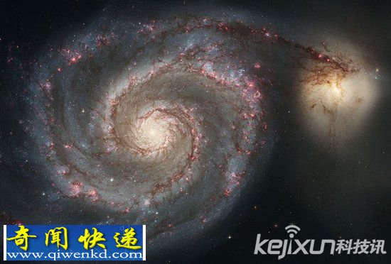 捕捉星系碰撞合并事件 逐渐演化成现在的恒星模样