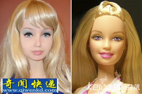 乌克兰16岁假小子蜕变成真人芭比 吸引了数千名粉丝
