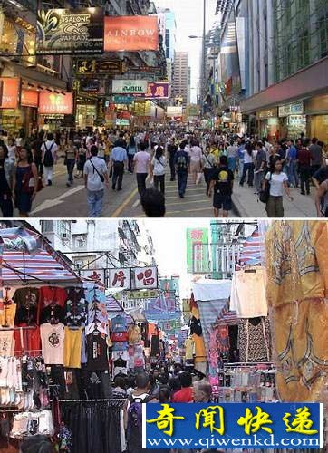 世界9大最拥挤的地方 中国青岛和香港入围