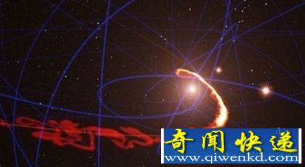 银河系奇观超级黑洞将神秘气体云拉成意大利面条