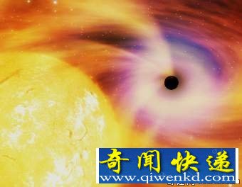 科学家观测到中子星被黑洞完全吞噬