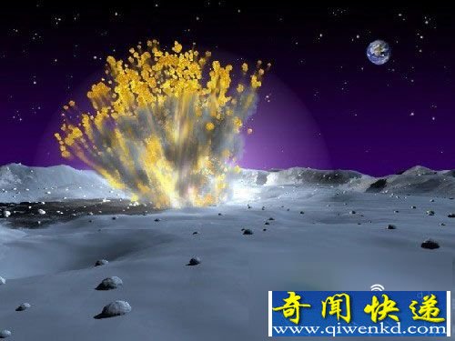 流星撞击月球引发大爆炸 地球肉眼可见