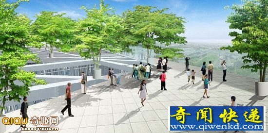 台湾计划建造超高层空中花园 台中台湾塔的效果图