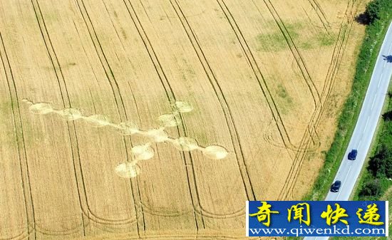 麦田怪圈吧 细数世界各地的麦田怪圈艺术