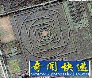 “谷歌地球”看西青 发现农田麦田怪圈图案