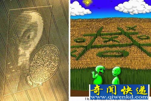 四个世纪的麦田怪圈之谜 神秘外星人曾光顾地球?