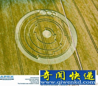 破解麦田怪圈的奥秘 原来它竟是一个圆周率“密码图”