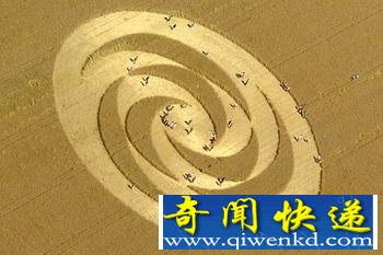 科学家称外星人已抵达地球之麦田怪圈
