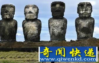 复活节岛石像的未解之谜 石雕人像为何面无表情