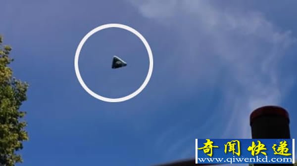 德国卡赛尔市上空出现神秘三角形UFO 拍得十分清晰