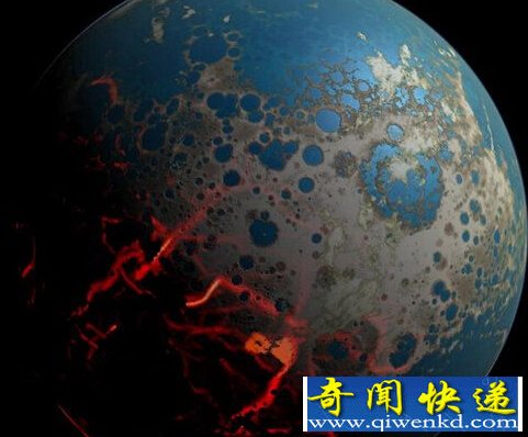 40亿年前地球长什么样?NASA发布冥古宙图片 一半海水一半火焰